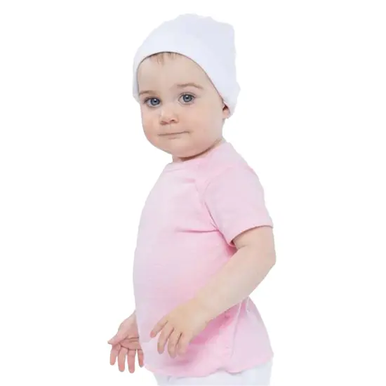 Rabbit Skins&reg; Infant Baby Rib Tee - 3400 White {6}