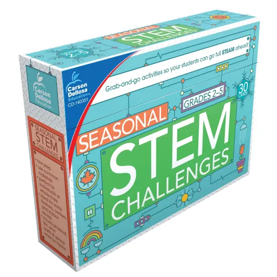 Seasonal STEM Challenges Learning Cards {1}