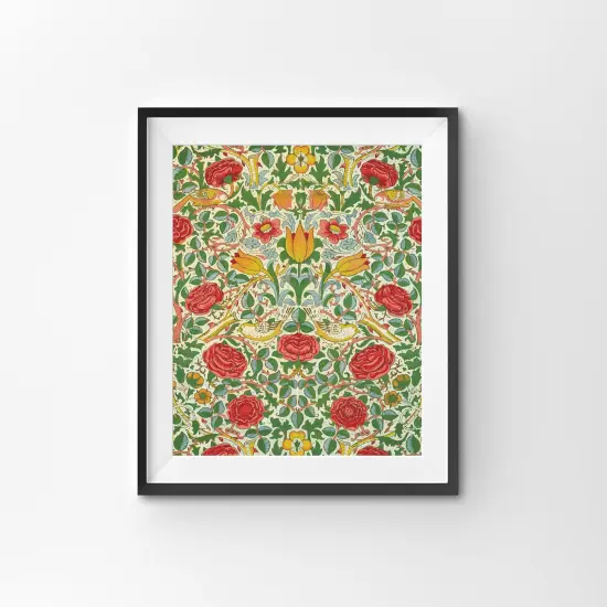 Rose pattern, by William Morris {3}