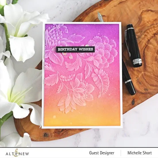 Scalloped Flowers 3D Embossing Folder {2}