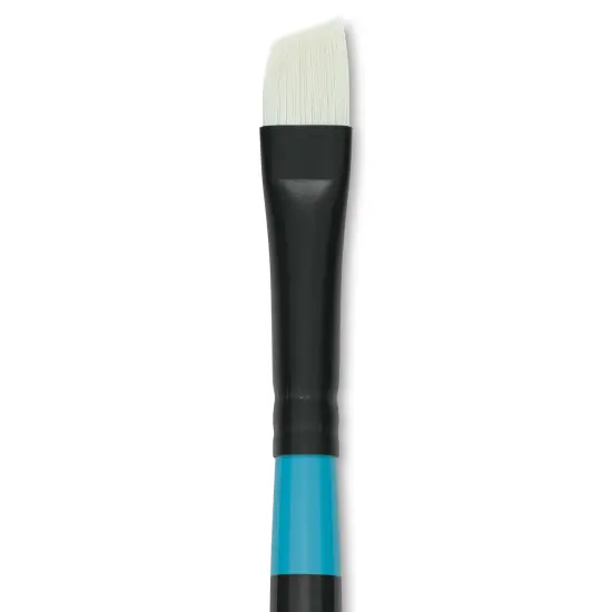 Princeton Series 6500 Aspen Synthetic Brush - Short Handle, Angle Bright, Size 4 {1}