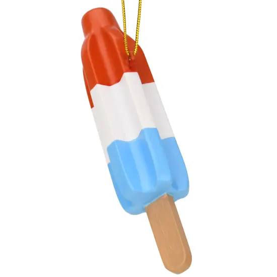 Tree Buddees Retro Patriotic Red White and Blue Popsicle Christmas Ornament {5}