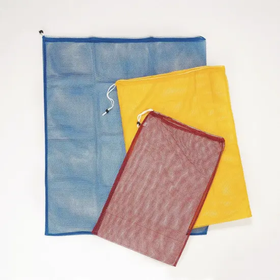 Spectrum™ Medium Drawstring Mesh Storage Bags, 30” x 20” (Set of 6) {4}