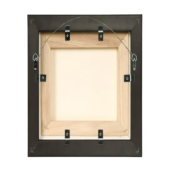 Creative Mark Illusions Floater Frame For 3/4" Deep Canvases -Antique Gold- Set of 4 - Ideal for Galleries & Home Decor - Wood Float Frame for Canvas Paintings- Complete Hanging Hardware {7}