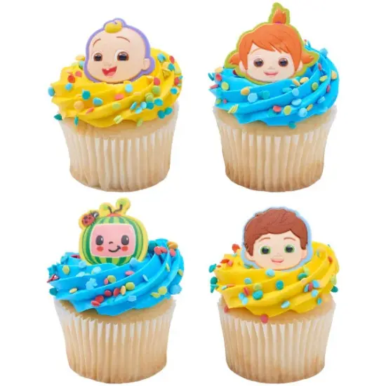 CoComelon Playtime! Cake Cupcake Rings - 12ct per order {1}