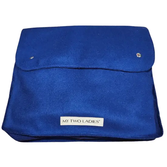 My Two Ladies | Blue Silk | Ultimate Adjustable Knitting Needle Set | 14 Sizes | w/custom case {6}