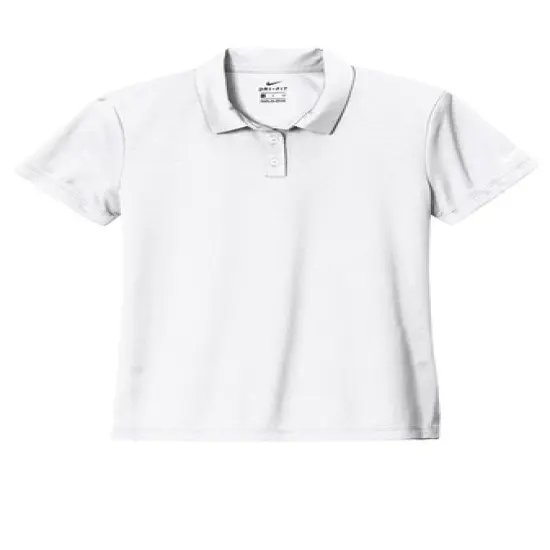 Nike&reg; Ladies Dry Essential Solid Polo White {1}