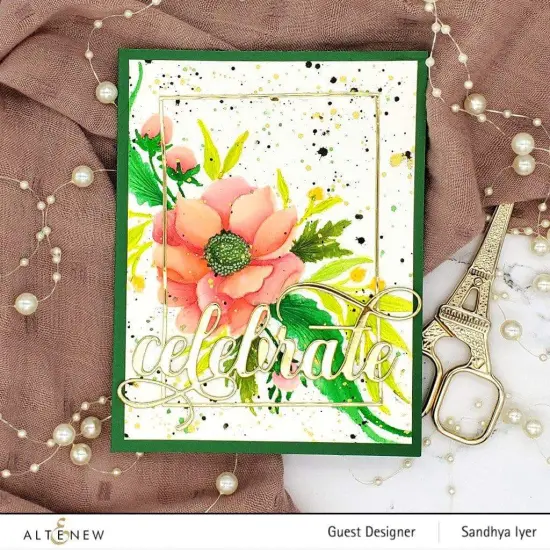 Cheerful Bloom 3D Embossing Folder {2}
