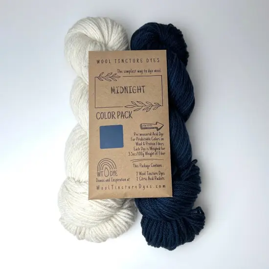 Wool Tincture Dye Color Packs Midnight {1}