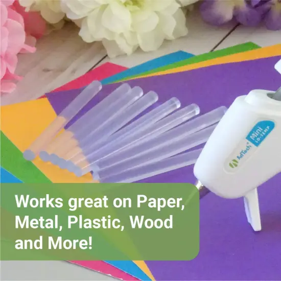 Mini Hot Glue Sticks, 1pack ,100 pieces, Clear {6}