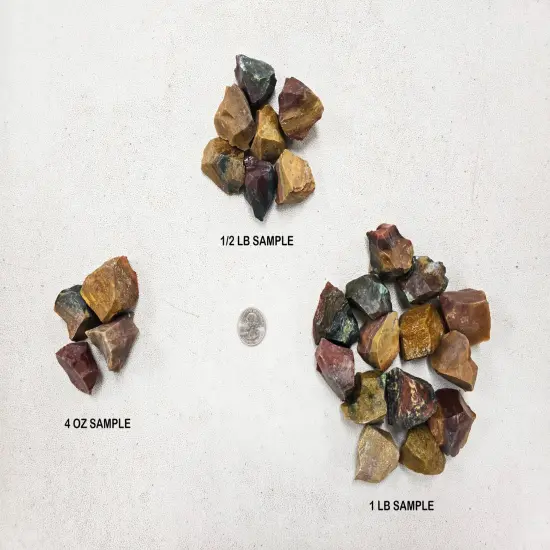 Fancy Jasper Crystal Stones Raw Rough Bulk Aquarium D&eacute;cor Gemstones {4}