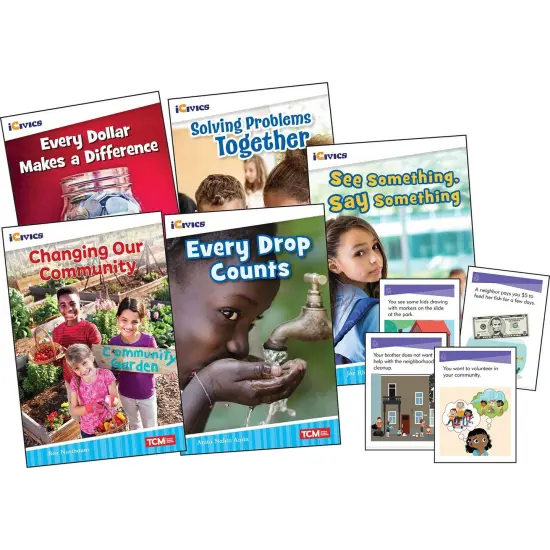 iCivics Grade 2: Community & Social Awareness 5-Book Set + Game Cards {1}