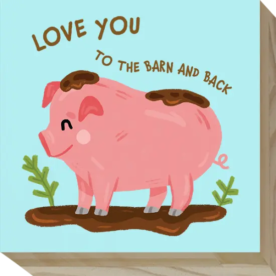 Farm Nursery Wood Wall D&eacute;cor Set {5}