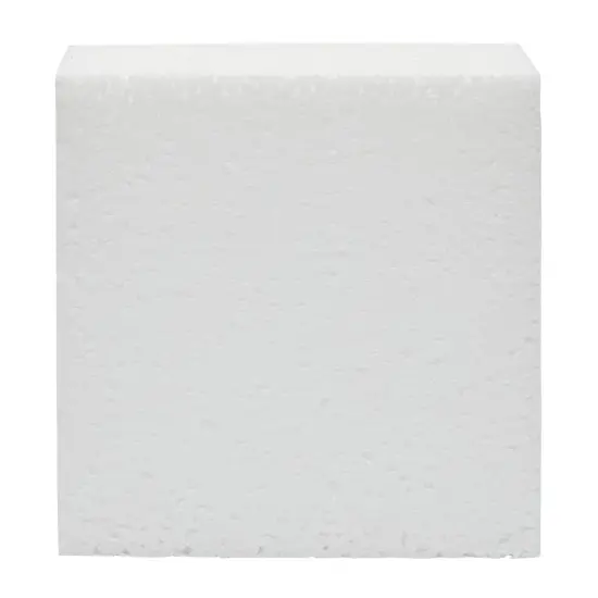 12 Pieces Foam Blocks for Crafts, Polystyrene Brick Rectangles for Floral Arrangements, Art Supplies, Holiday Decor (4 x 4 x 2 in, White) {3}
