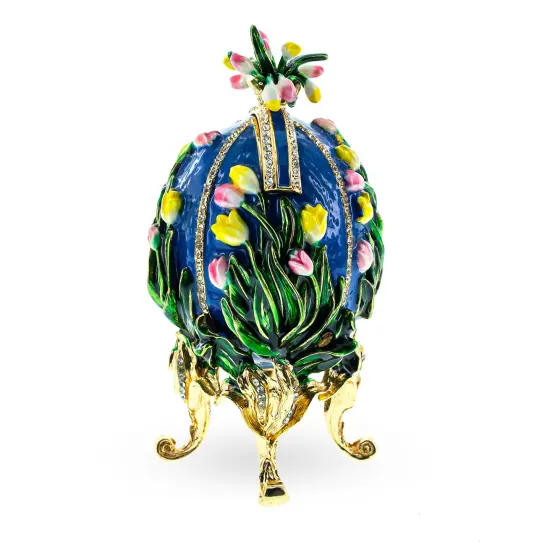 1898 Lilies of the Valley Royal Imperial EasterEgg 4.75 Inches {4}