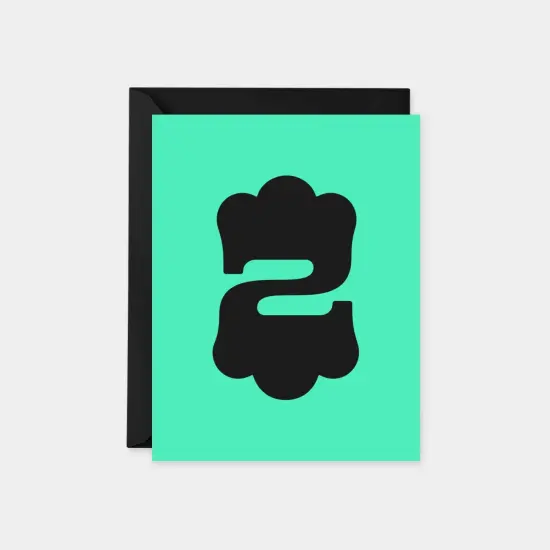 Birthday Age Card, Ornate Number {7}