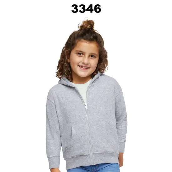 Rabbit Skins&reg; Toddler Full Zip Fleece Hoodie - 3346 Navy {3}