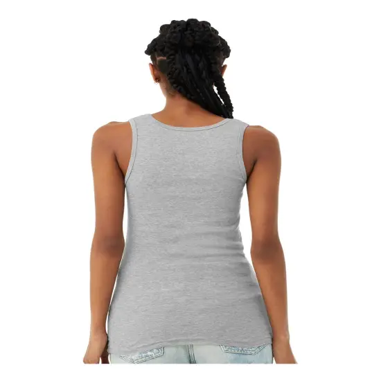 BELLA + CANVAS&reg; Women's Micro Rib Tank - 1081 Deep Heather {5}