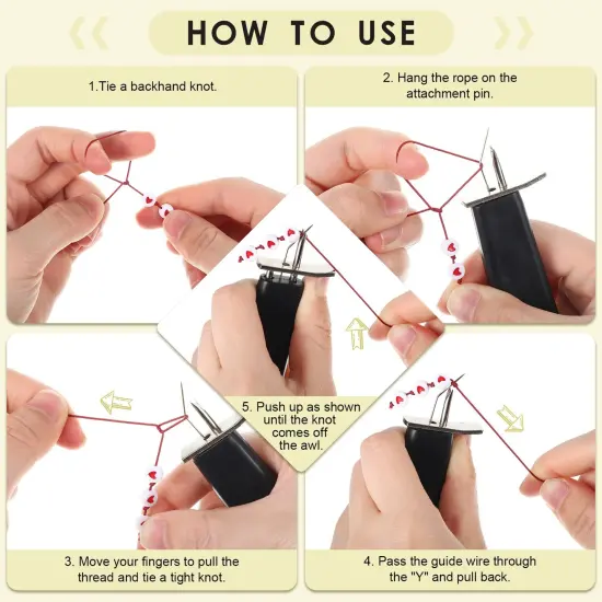 Bead Knotting Tool Beading Knotting Tools for Jewelry Making Beading Knotters Tool Create Secure Knots for DIY Pearl Jewelry Beading Tools Supplies {6}