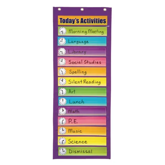Dry-Erase Activity Pocket Chart {1}