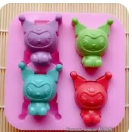HK kitty Rabbit Friend silicone molds {1}