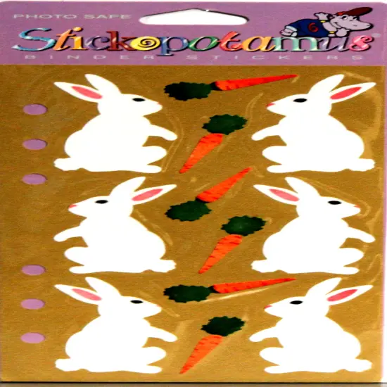 Stickopotamus Rabbits Stickers {1}