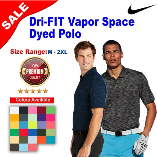 Nike&reg; Dri-FIT Vapor Space Dyed Polo Navy {2}