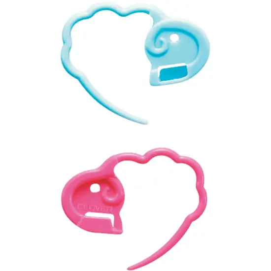 Clover Quick Locking Stitch Markers-Medium 20/Pkg {3}