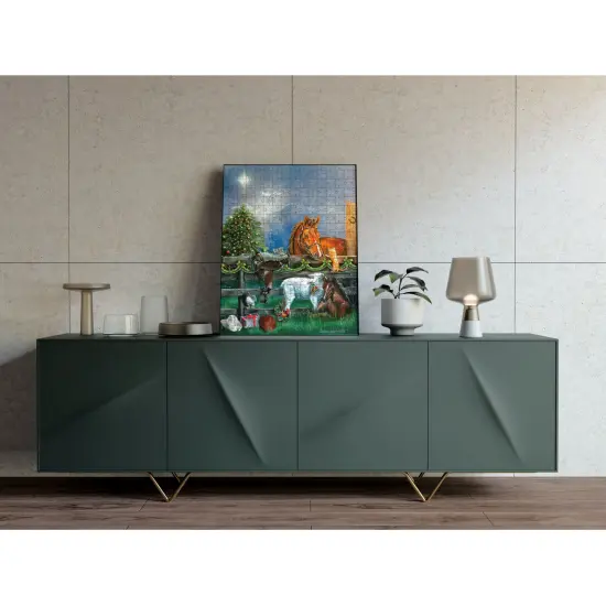 Sunsout Country Christmas 500 pc Christmas Jigsaw Puzzle 60414 {6}