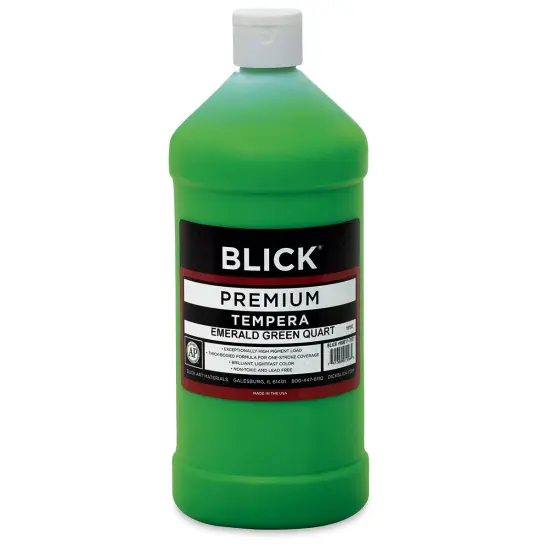 Blick Premium Grade Tempera - Emerald Green, Quart {2}