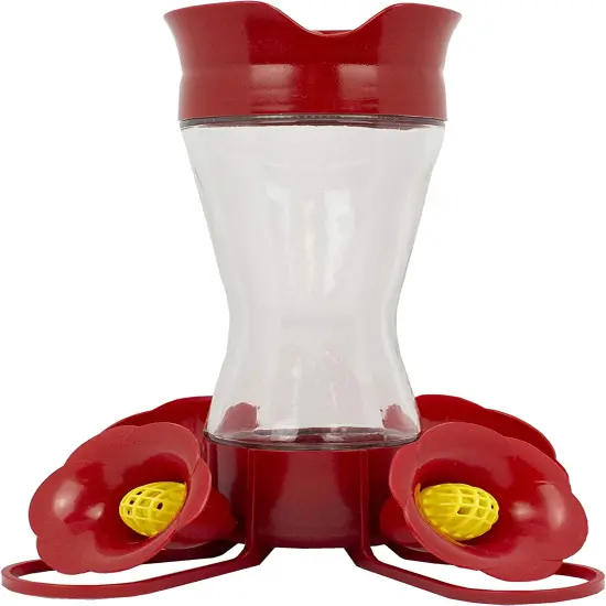 Perky-Pet 8 oz Pinch Waist Glass Hummingbird Feeder {1}