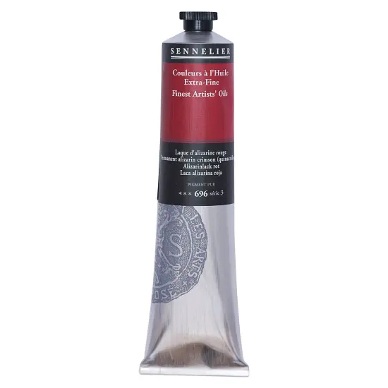 Sennelier Artists' Extra Fine Oil Paint - Permanent Alizarin Crimson, 200 ml tube {2}