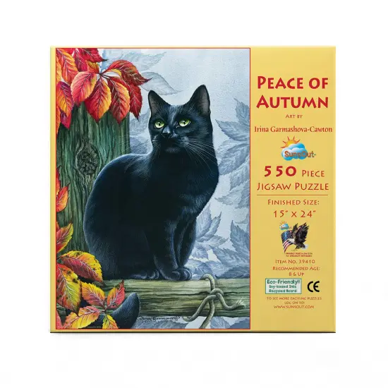 Sunsout Peace of Autumn 550 pc Jigsaw Puzzle 39410 {4}