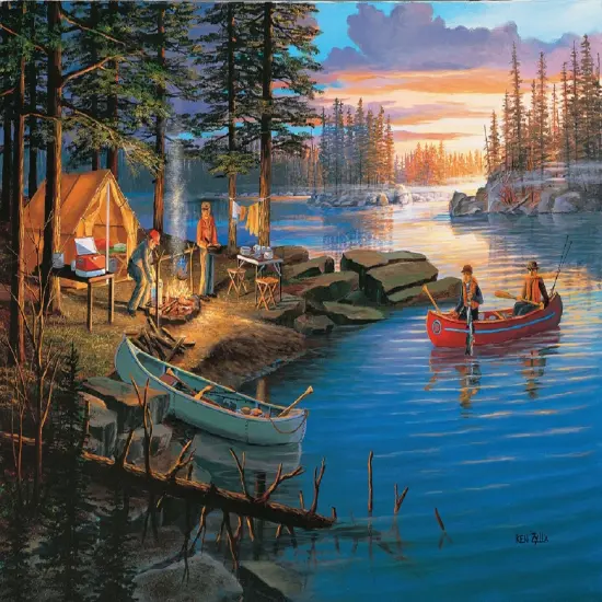 Sunsout Campfire Memories 1000 pc Jigsaw Puzzle 37739 {1}
