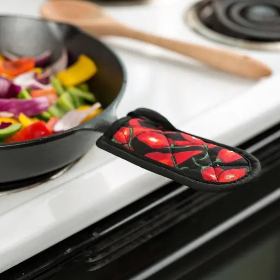 Red Chili Peppers Hot Handle Pad Sets for Cast Iron Cookware {4}