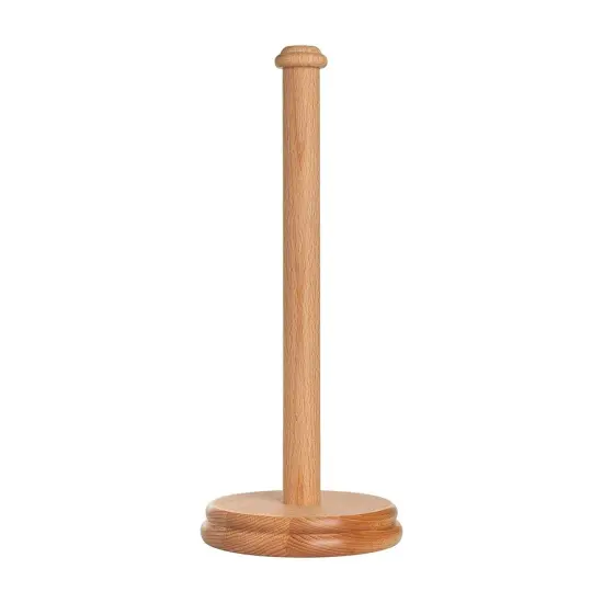 Harold Import Wooden Paper Towel Holder Holds Towel Roll Upright {1}