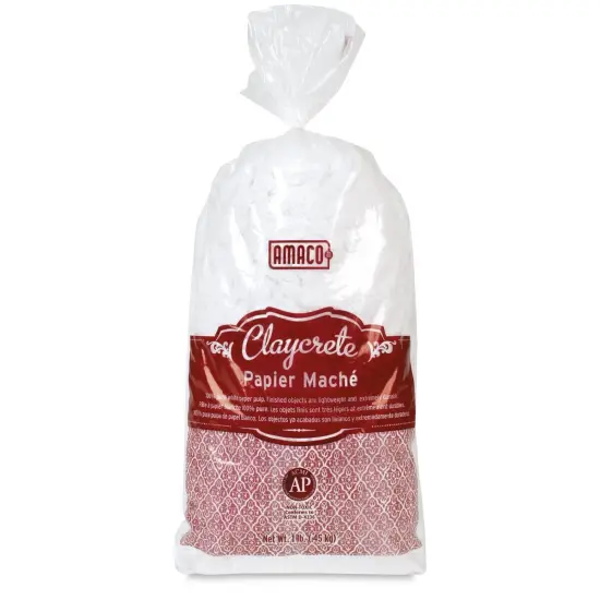 Amaco Claycrete Instant Papier Mache - 1 lb {1}