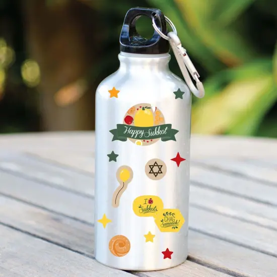 Big Dot of Happiness Sukkot - Sukkah Holiday Favor Kids Stickers - 16 Sheets - 256 Stickers {6}