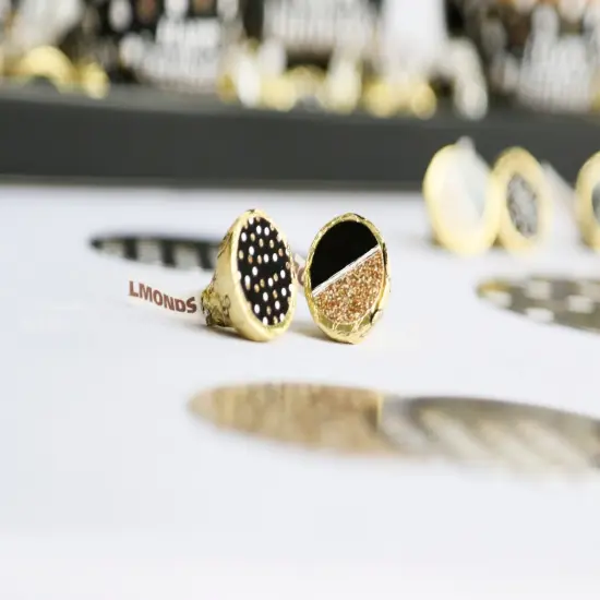 Big Dot of Happiness Adult 50th Birthday - Gold - Round Candy Sticker Party Favors - Labels Fits Chocolate Candy (1 sheet of 108) {7}