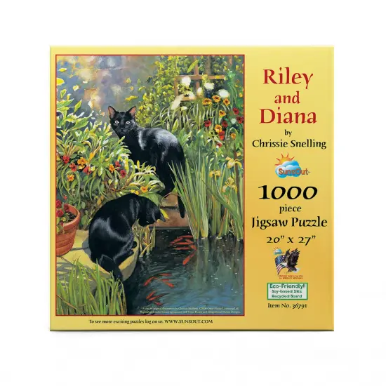 Sunsout Riley and Diana 1000 pc Jigsaw Puzzle 36791 {4}