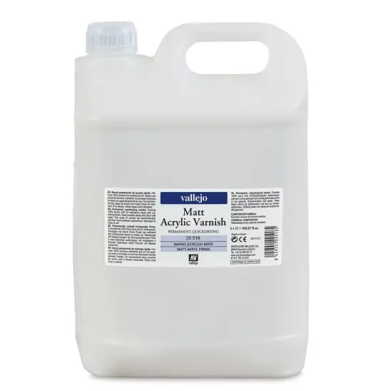 Vallejo Permanent Acrylic Varnish - Matte, 5 Liter {2}
