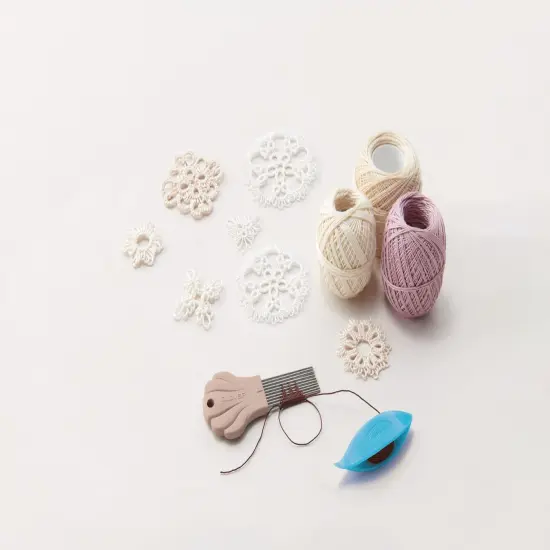 Clover Picot Comb-Large {3}