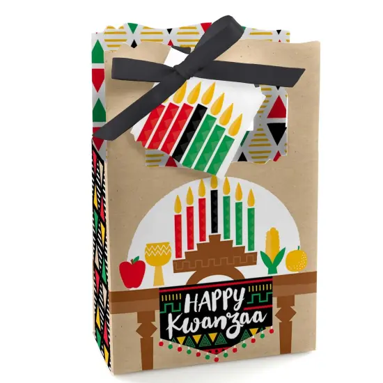 Big Dot of Happiness Happy Kwanzaa - Party Favor Boxes - Set of 12 {1}