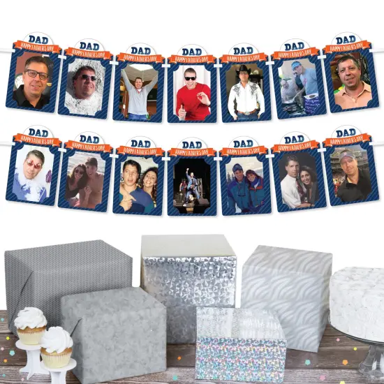 Big Dot of Happiness Happy Father's Day - DIY We Love Dad Party Decor - Picture Display - Photo Banner {3}