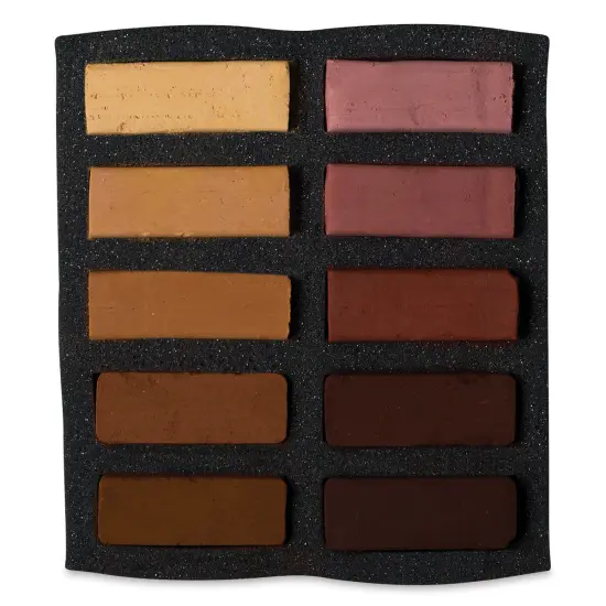 Art Spectrum Extra Soft Square Pastels - Australian Earths, Set of 10 {1}