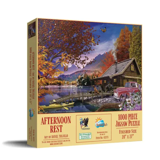 Sunsout Afternoon Rest 1000 pc Jigsaw Puzzle 42273 {3}