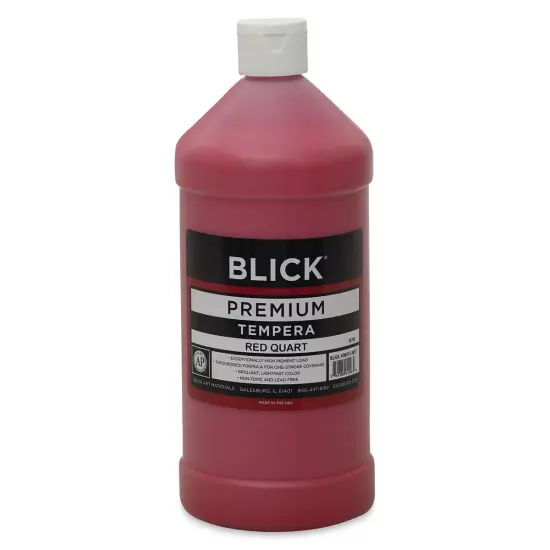 Blick Premium Grade Tempera - Red, Quart {1}