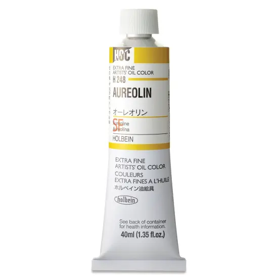 Holbein Artists' Oil Color - Aureolin, 40 ml tube {1}