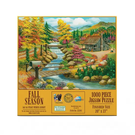 Sunsout Fall Season 1000 pc Jigsaw Puzzle 22201 {4}