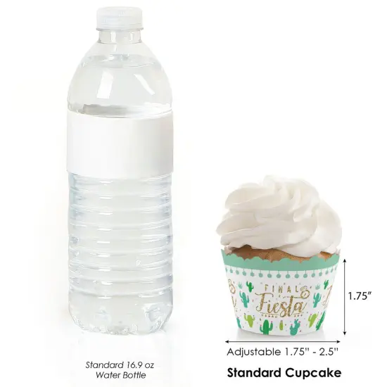 Big Dot of Happiness Final Fiesta - Last Fiesta Bachelorette Party Decorations - Party Cupcake Wrappers - Set of 12 {4}